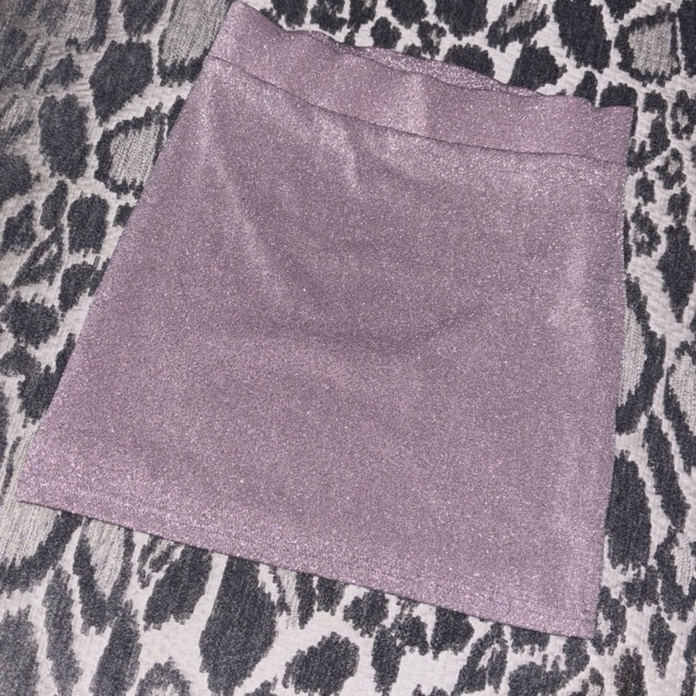 Forever 21 Shimmering Lavender Mini Skirt
